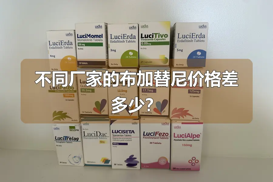 不同厂家的布加替尼价格差多少?